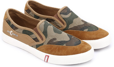 

Lee Cooper Canvas Loafers For Men(Brown