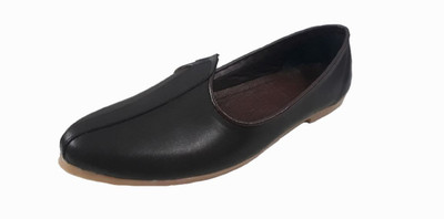 

Port Men's Leather Jalsa Mozaris Mojaris For Men(Black