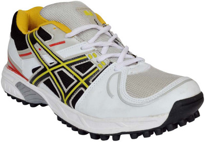 

SPORTS Cricket Shoes For Men(White, Yellow