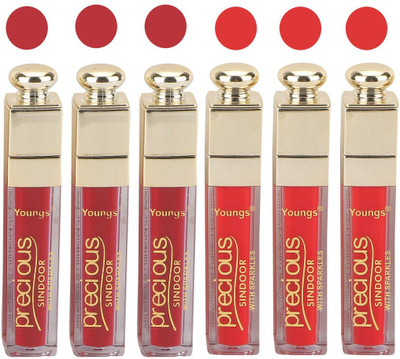 

Cover Girl Precious Sindoor With Sparkles (Pack of 6) inWholesale Price Sindoor(Red,Maroon)