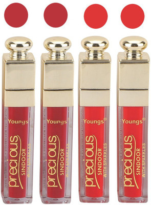 

Cover Girl Precious Sindoor With Sparkles (Pack of 4) in Wholesale Price Sindoor(Red,Maroon)