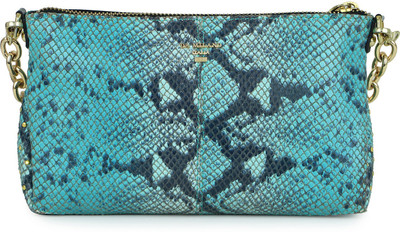 

Da Milano Women Casual Blue Genuine Leather Sling Bag