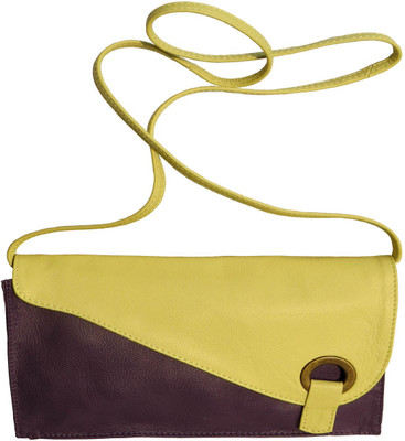 

Bhoomija Women Casual Yellow, Brown Genuine Leather Sling Bag, Brown;yellow