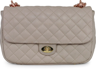 

Da Milano Women Casual Beige Genuine Leather Sling Bag