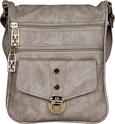 

WhiteAsh Women Casual Beige PU Sling Bag