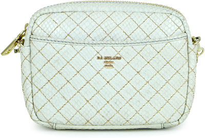 

Da Milano Women Casual White Genuine Leather Sling Bag