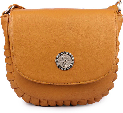 

STYLEFASHION Girls Casual Brown PU Sling Bag