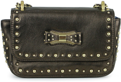 

Da Milano Women Casual Brown Genuine Leather Sling Bag