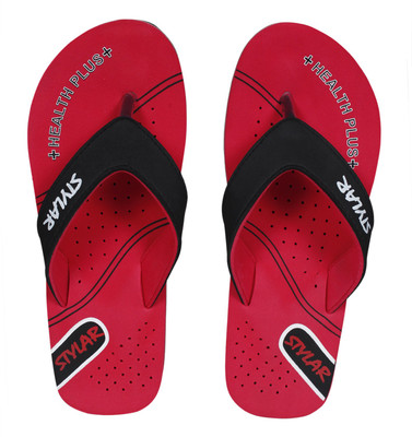 

Stylar Flip Flops, Red