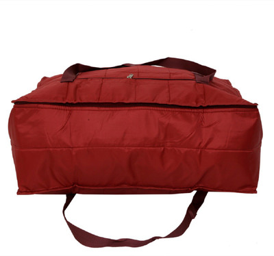 

Kuber Industries Jumbo Attachi Bag in Soft Parachute Material, Blanket Cum Suitcase Bag, Storage Bag Small Travel Bag(Red)