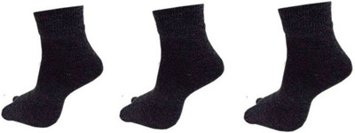 Socks Men & Women Solid Ankle Length, Mid-Calf/Crew(Pack of 6)