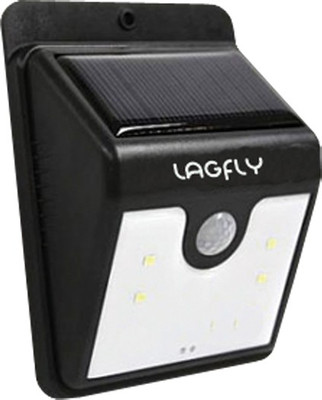 

Lagfly Battery-Powered Motion-Sensing LED Stick-Anywhere Night light with built in lithium Ion battery charged using Solar Light Set(Wall Mounted Pack of 1)