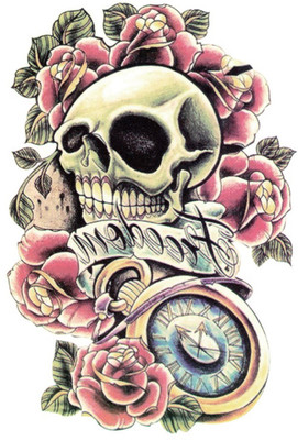 

Savii Color Skull Temporary Tattoo(Color Skull)