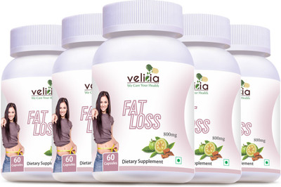 

Velicia Natural Fat Loss Supplement Capsules With Detoxification & Skin Rejuvenation(800 mg)