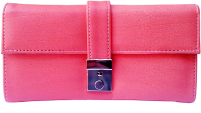 

Sanshul Girls Evening/Party Pink Artificial Leather Wallet(5 Card Slots)