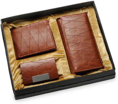 

Holboro Men Brown Artificial Leather Wallet(2 Card Slots)