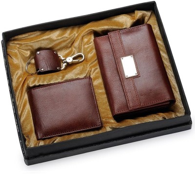 

Holboro Men Brown Artificial Leather Wallet(2 Card Slots)