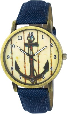 Addic Denim Lover's Soaked Anchor Watch  - For Women   Watches  (Addic)