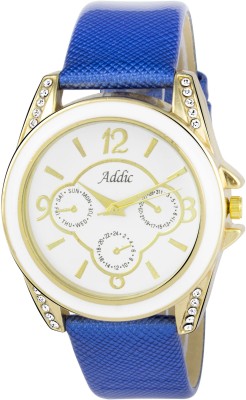 Addic Stunning Looks Blue & Gold Watch  - For Women   Watches  (Addic)