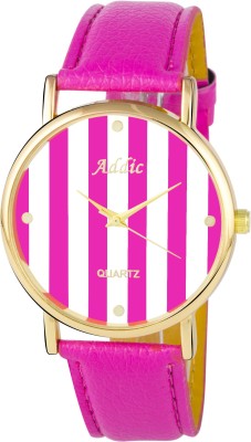 Addic Proud of My Stripes Classy Pink Watch  - For Women   Watches  (Addic)