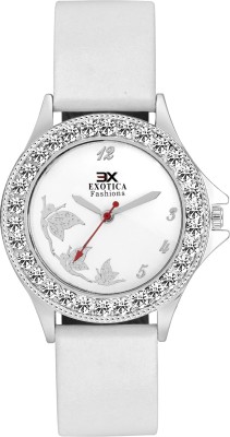 Exotica Fashion EFLM-10-White Analog Watch  - For Girls   Watches  (Exotica Fashion)