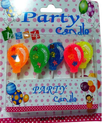 

Funcart Funcart BALLOON CANDLE Candle(Multicolor, Pack of 1)