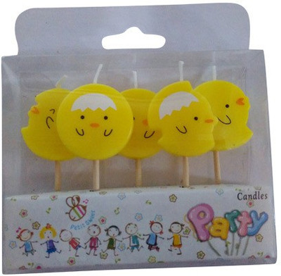 

Funcart Funcart YELLOW COLOR UMBRELLA SMILEY CANDLE Candle(Yellow, Pack of 1)