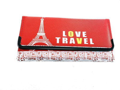 

HandyPik Casual Red Clutch
