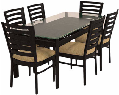 Godrej Interio Glaze Pluto Dining Set Glass 6 Seater Dining Set Best Price In India