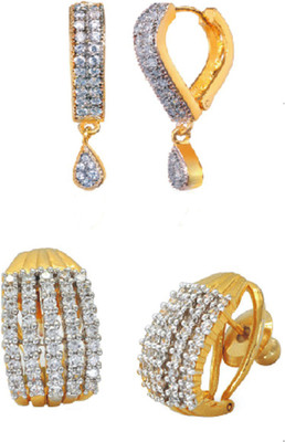 RENAISSANCE TRADERS re181 Crystal Crystal Tunnel Earring, Earring Set