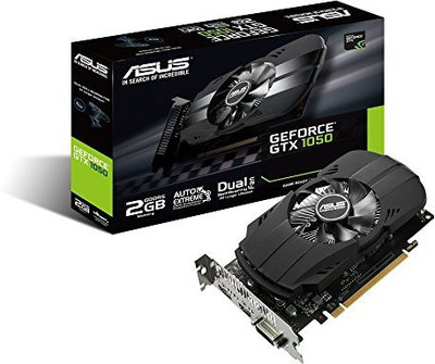 

Asus NVIDIA ASUS Geforce GTX 1050 2GB Phoenix Fan Edition DVI-D HDMI DP 1.4 Gaming Graphics Card (PH-GTX1050-2G) Graphic Cards 2 GB GDDR5 Graphics Card(Black)