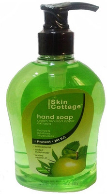 

Premium Skin Cottage Gren Tea and Apple | Added Moisturizer + Vitamin E | pH 5.5 | Rejuvenating Scents | Protects & Restores(500 ml, Bottle)