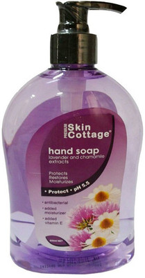 

Premium Skin Cottage Lavender and Chamomile | Added Moisturizer + Vitamin E | pH 5.5 | Rejuvenating Scents | Protects & Restores(500 ml, Bottle)