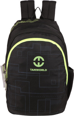 

TANWORLD 15 inch Expandable Laptop Backpack(Black), Yellow
