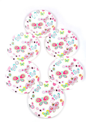 

Funcart Funcart Flying Butterfly Theme 9'' Disposable Paper Plate(6 Pcs /Pack) Plate(6 Units)