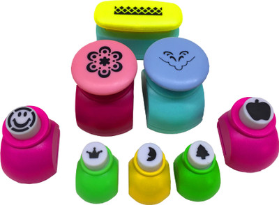 

Gayatri Creations Punches & Punching Machines(Set Of 8, Multicolor)
