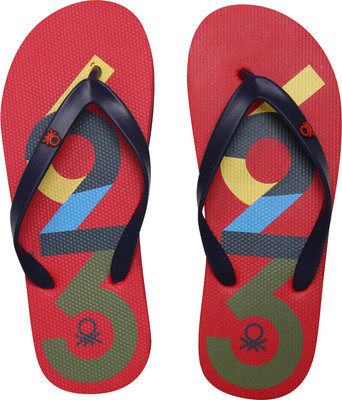 

United Colors of Benetton Flip Flops, Red