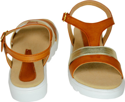 

Footshez Flip Flops, Brown
