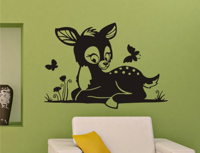 

Wall Guru  Vinyl Wall Decal And Sticker Sticker(Pack of 1, Black