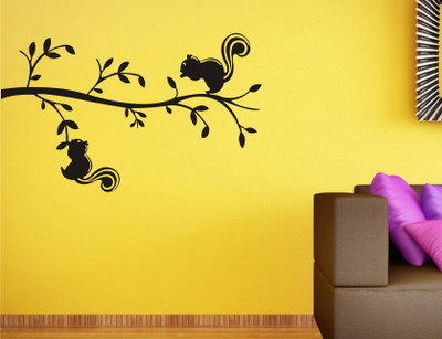 

Wall Guru  Vinyl Wall Decal And Sticker Sticker(Pack of 1, Black