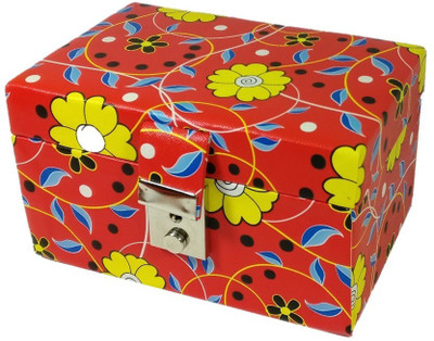 

Addyz Mini Locker Jewllery Case Organizer Makeup Vanity Box(Red)