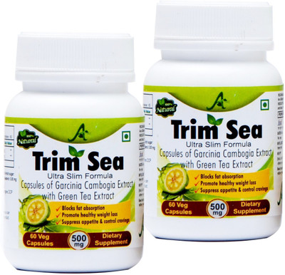 

TRIMSEA ultra slim formula-60% HCA +90% EGCG for weight management,fat burner (120 capsules)(500 mg)