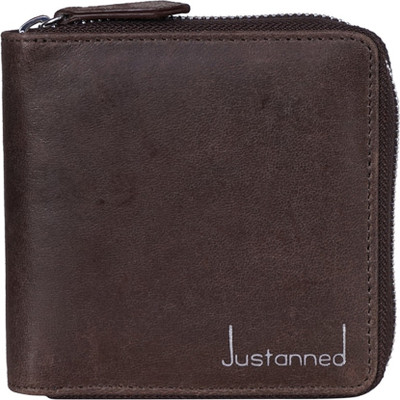 

Justanned Women Casual Brown Genuine Leather Wallet(3 Card Slots)