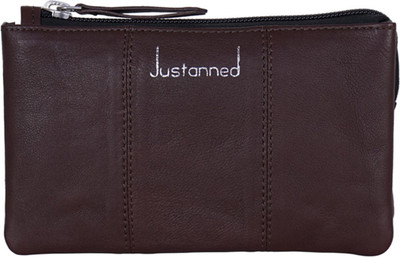 

Justanned Women Maroon Genuine Leather Wallet(6 Card Slots)