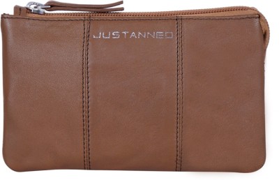 

Justanned Women Tan Genuine Leather Wallet(6 Card Slots)