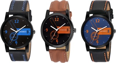 Casado 172x173x160 Multi-Colour Dial Boy'S And Men'S Watch-Combo Of 3 Exclusive Watches Watch  - For Men   Watches  (Casado)