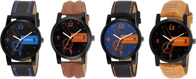 Casado 160x166x172x173 Multi-Colour Dial Boy'S And Men'S Watch-Combo Of 4 Exclusive Watches Watch  - For Men   Watches  (Casado)