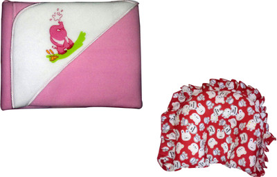 

Xchildhood New born baby blanket,baby head rai pillow(Multicolor)