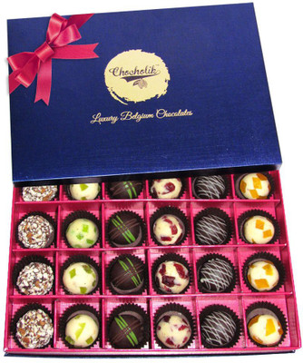 

Chocholik Gift Of 24 Pieces Of Ravishing Choco Bombs Chocolate Truffles(330 g)