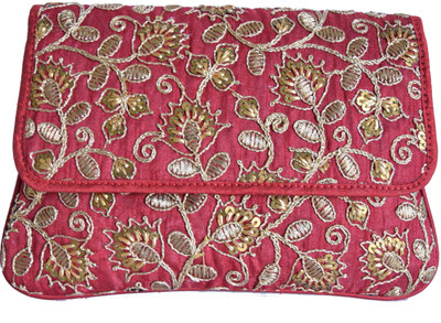 

Mahadev Exports Party Maroon Clutch